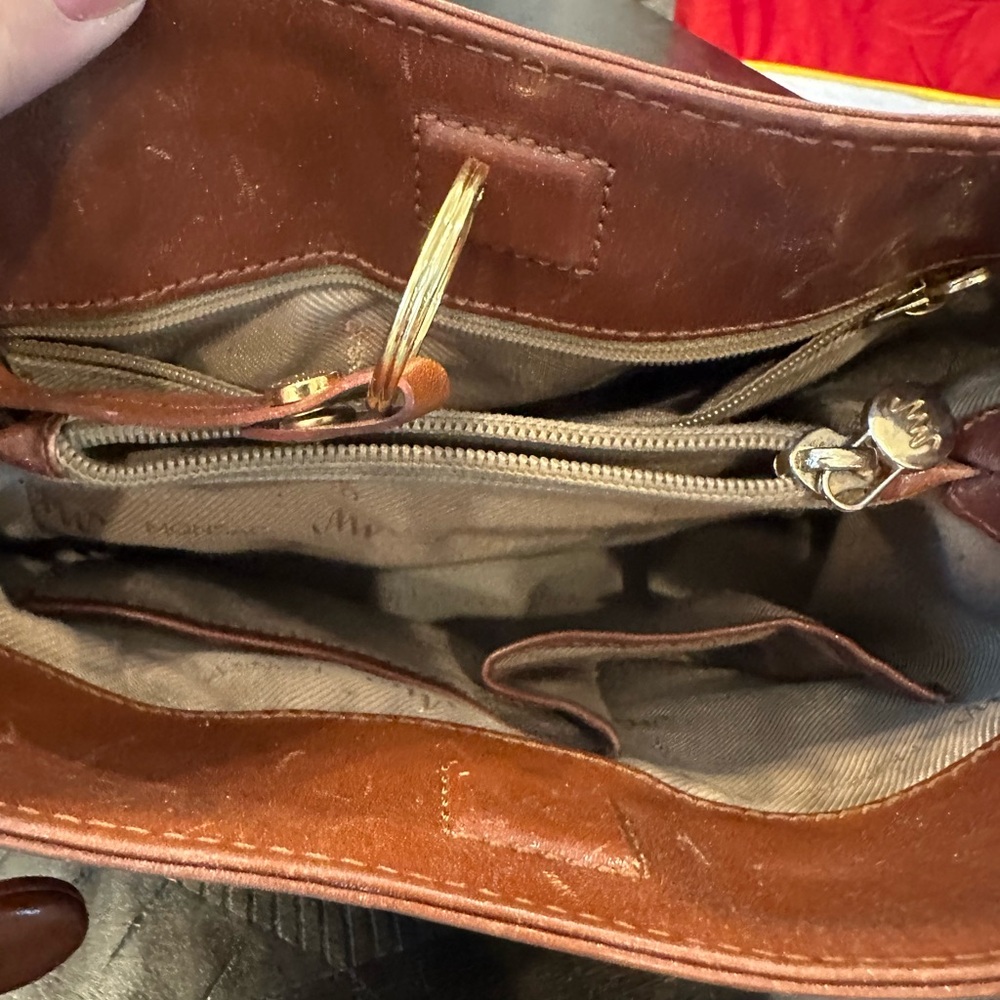 Brown Leather Women's Bag - Picture 6 of 9